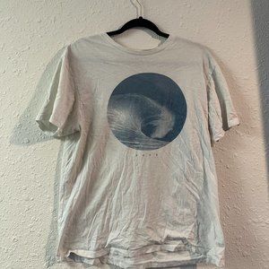 Vans T-Shirt with Wave - White (Large)